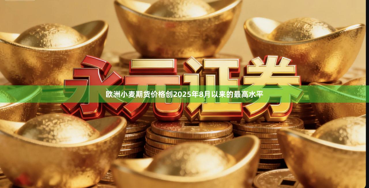 欧洲小麦期货价格创2025年8月以来的最高水平